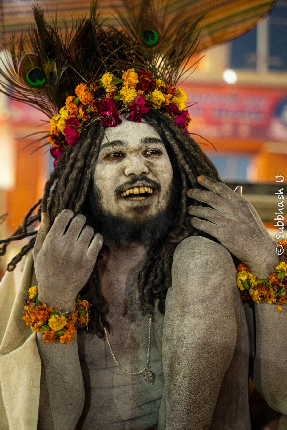 A Happy Sadhu , PrayagRaj, Kumbh, UP